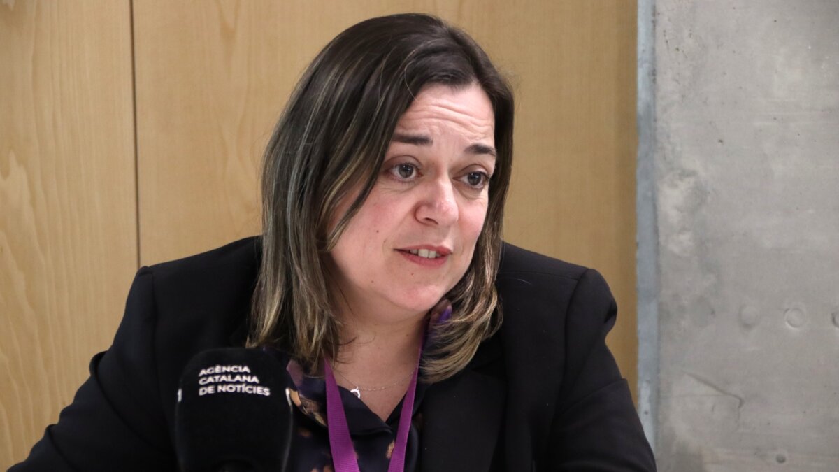 Belén Gallo, directora para la erradicación de las violencias machistas, en una entrevista a la Agència Catalana de Notícies (Blanca Blay, ACN)