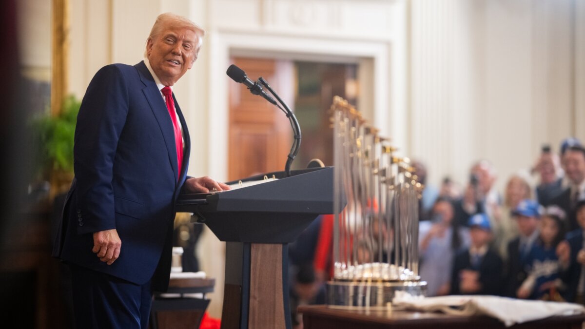 El president dels EUA, Donald Trump, en un acte a la Casa Blanca (ACN)