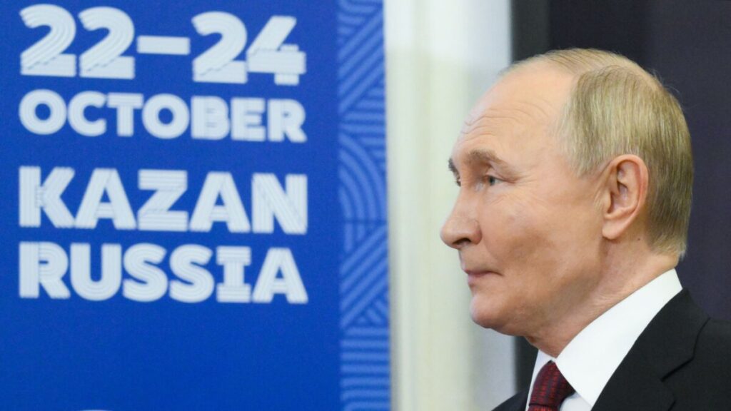 El president rus, Vladímir Putin, acull la cimera dels BRICS a Kazan (Kristina Kormilitsyna, BRICS)