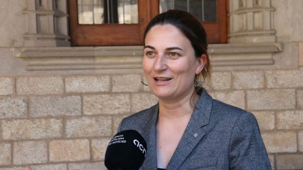 La directora general de Govern Obert de la Generalitat de Catalunya, Lara Torres, en un moment d'una entrevista amb l'Agència Catalana de Notícies (Pau Cortina, ACN)