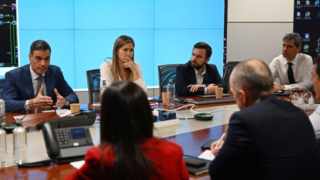 Sánchez i Aagesen, reunits amb Red Eléctrica (Borja Puig de la Bellacasa, La Moncloa)