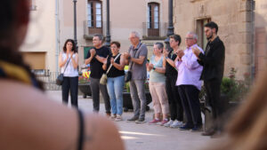 Concentració de rebuig a una agressió homòfoba a Cervera (Alba Mor, ACN)