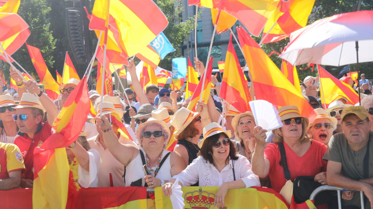 Manifestación del PP en Madrid para pedir elecciones anticipadas (ACN)