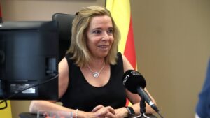 La fiscal jefe provincial de Barcelona, Neus Pujal, en una entrevista con la Agència Catalana de Notícies (Blanca Blay, ACN)