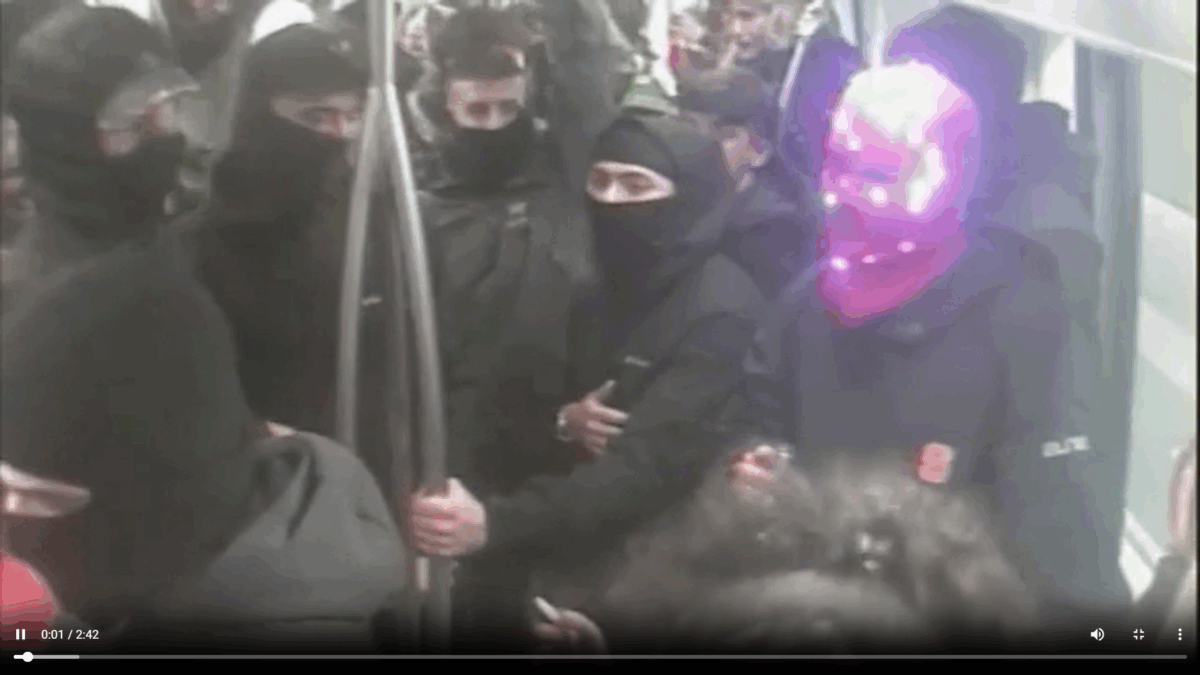 Rave en el metro de Barcelona a finales de enero (Mossos d'Esquadra)