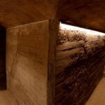 Dos galerías de las nuevas ametralladoras del punto de Porroig de Salou (Arnau Martínez, ACN)