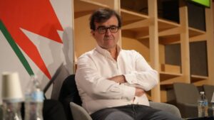 L'escriptor Javier Cercas a la Fira Internacional del Llibre de Guadalajara, Mèxic (Eli Don, ACN)