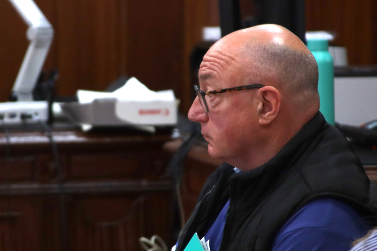 L'excap de la policia local de Montblanc durant el judici a Tarragona