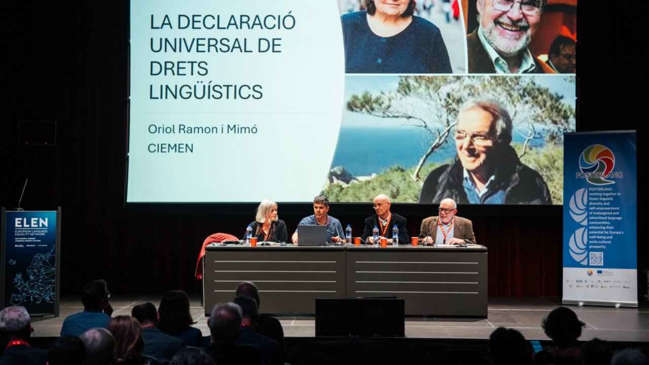 Jornada de la Red Europea para la Igualdad Lingüística (Gerard Magrinyà, ACN)