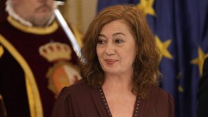 La presidenta del Congreso, Francina Armengol, durante la celebración del Día de la Constitución en Madrid (Javier Barbancho, ACN)
