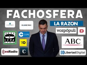Imatge sobre la Fachoesfera amb diversos mitjans de comunicació espanyols.