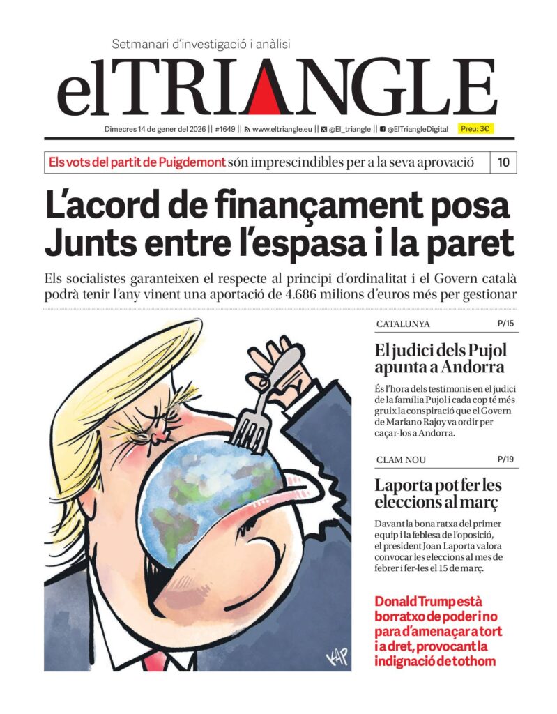 L’acord de finançament posa Junts entre l’espasa i la paret