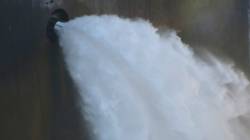 L'Embassament de Susqueda desembassant (Gerard Vilà, ACN)