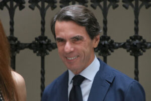 El expresidente español José María Aznar, antes de los XII Premios FAES (Bernat Vilaró, ACN)