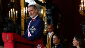 El rey Felipe VI en el acto de la Pascua Militar (Pool EFE, ACN)