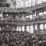 Concert de l'Orfeó Català al Palau de la Música amb assistents
