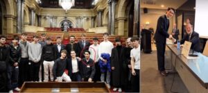 Grup de joves d'Aliança Catalana al Parlament