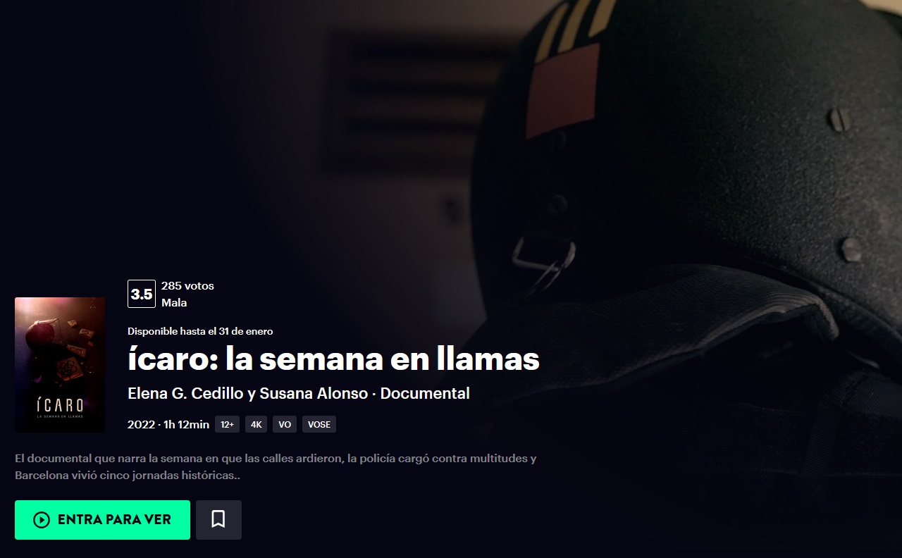 ¿Qué llamamiento al boicot por indignación se hace ahora desde el independentismo? Ícaro, la semana en llamas