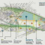 Imatge conceptual del nou campus del Clínic a Barcelona