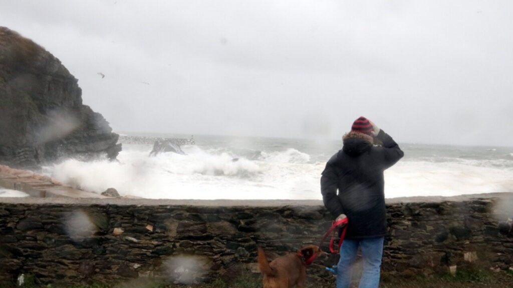 Temporal de mar en Llançà (Marina López, ACN)