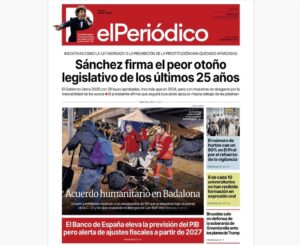 Portada del diari El Periódico del 24 de desembre