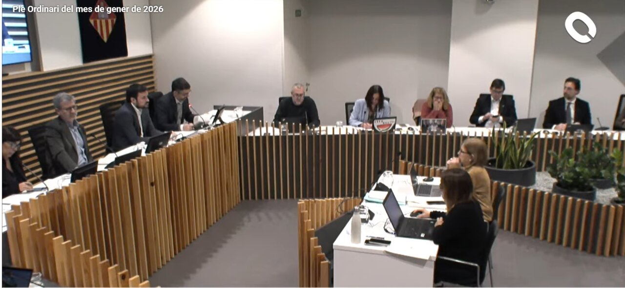 Intervenció de Jordi Puigneró durant el Ple de l'ajuntament de Sant Cugat del Vallès