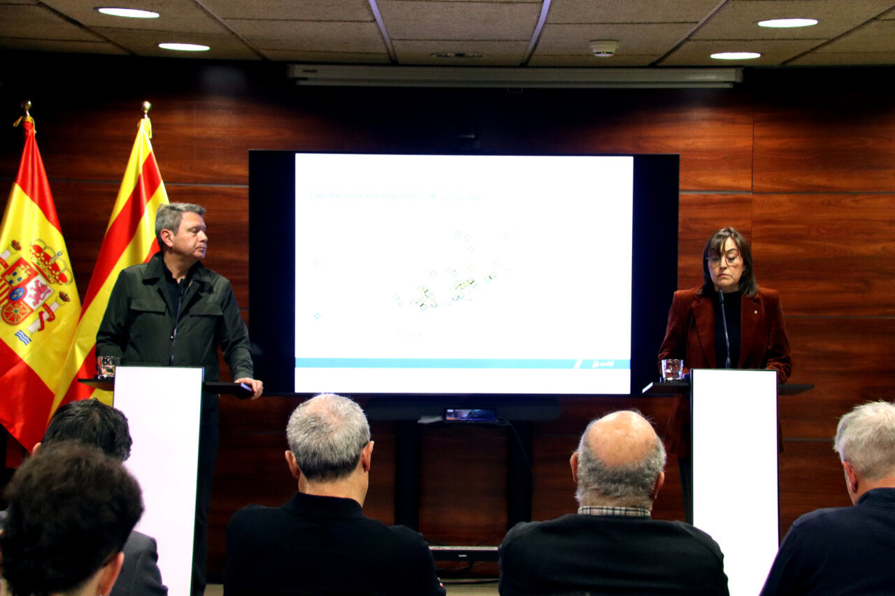Roda de premsa sobre les inversions a Rodalies i el servei RL4