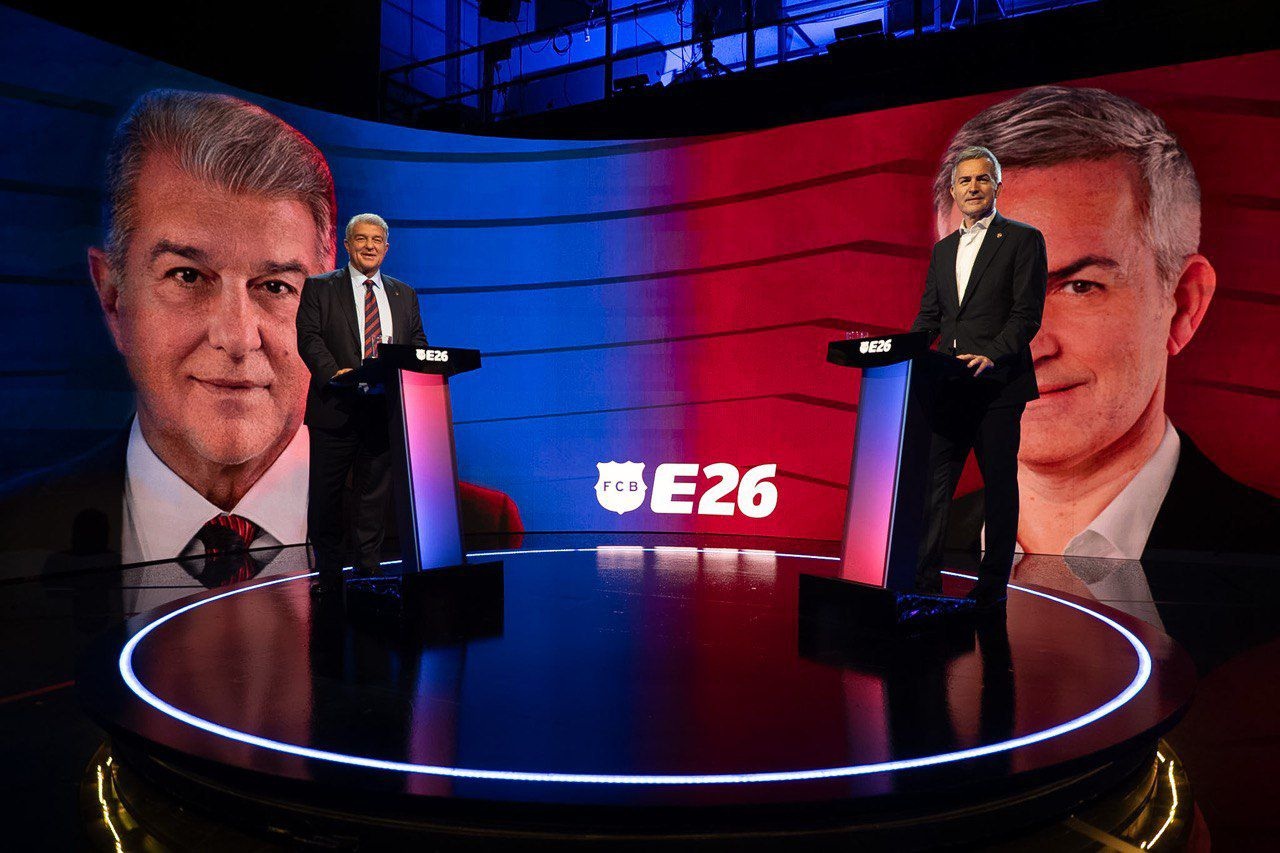 Debat entre Joan Laporta i Víctor Font (Defensem el Barça)