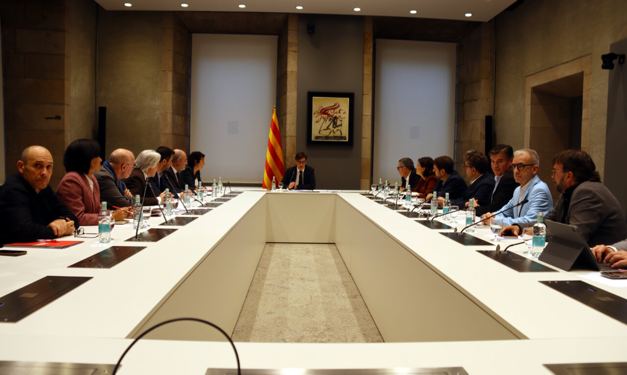 Reunión extraordinaria del Consejo del Diálogo Social de Cataluña (Nazaret Romero, ACN)