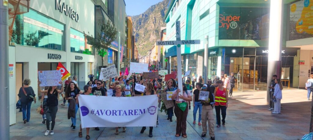 Manifestació internacional de Stop Violències per la despenalització de l'avortament (Foto: M. Márquez)