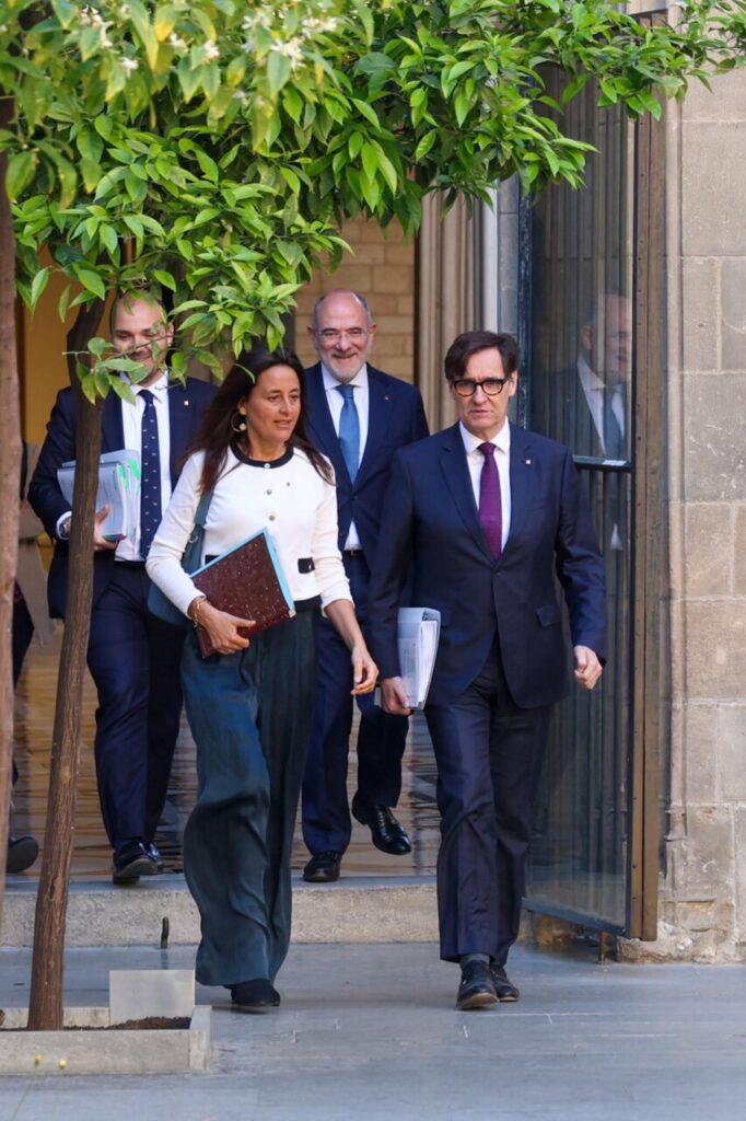 Esther Niubó y Salvador Illa