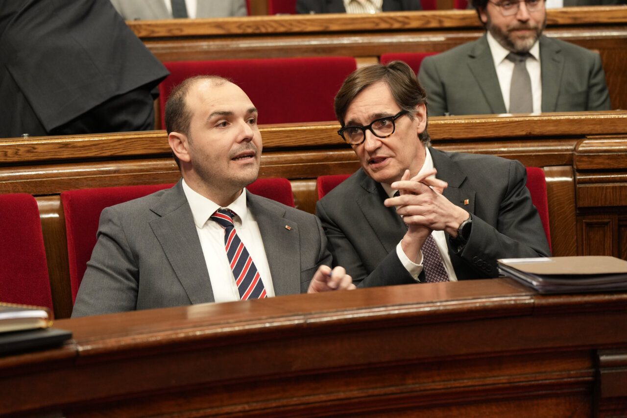 Albert Dalmau i Salvador Illa (Miquel Codolar - ACN)