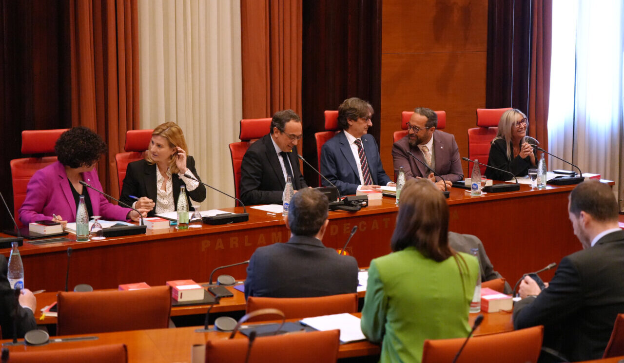 Reunió de la Junta de Portaveus del Parlament de Catalunya sobre la Flotilla