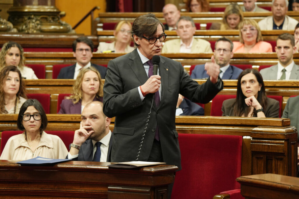 Salvador Illa al Parlament (ACN)