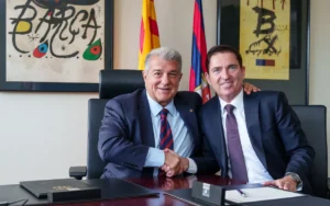 Joan Laporta i Xavi Pascual
