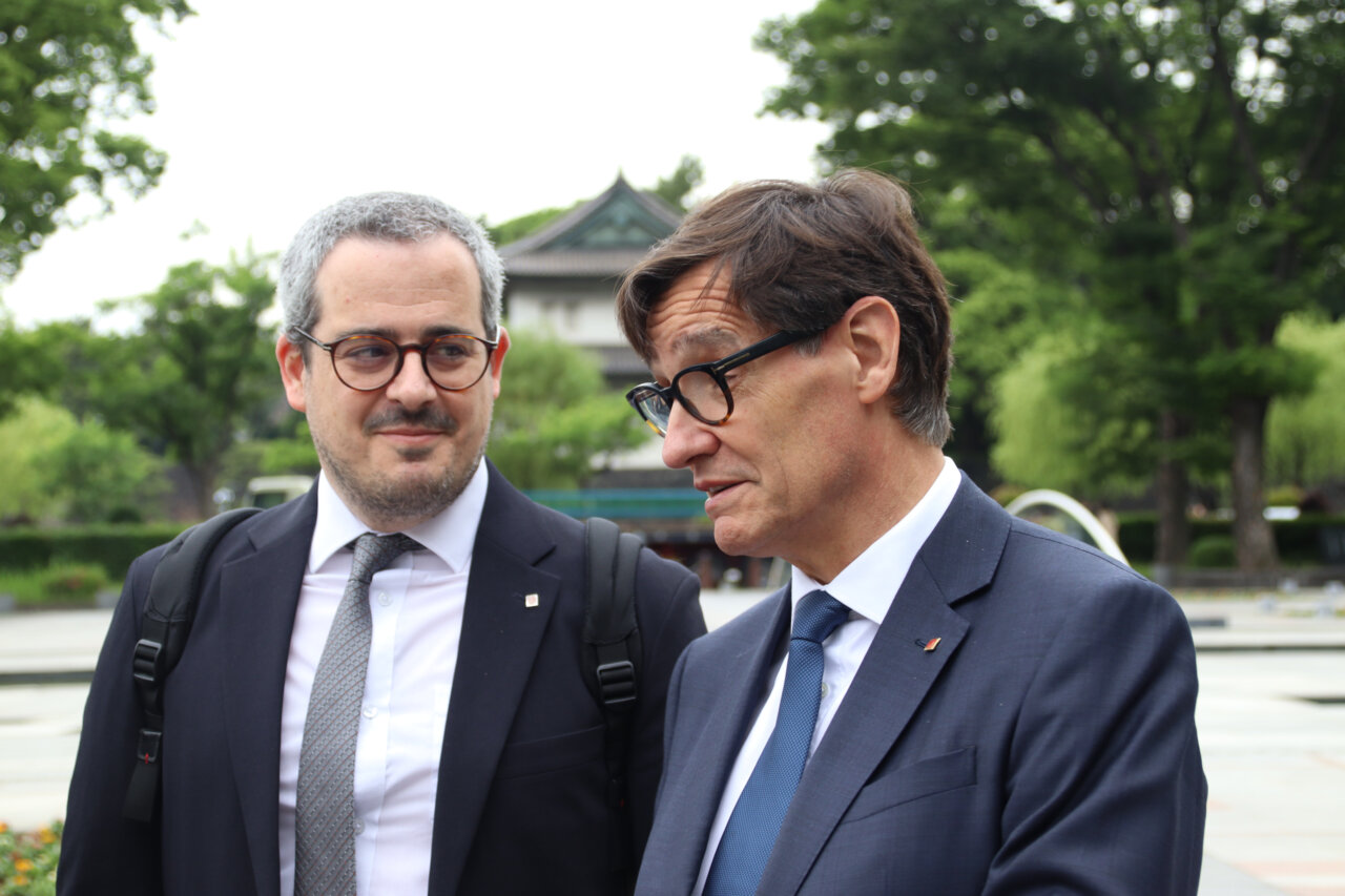 Eduard Rivas i Salvador Illa (ACN)