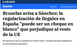 Artículo de La Razón sobre inmigrantes y el Código Deontológico