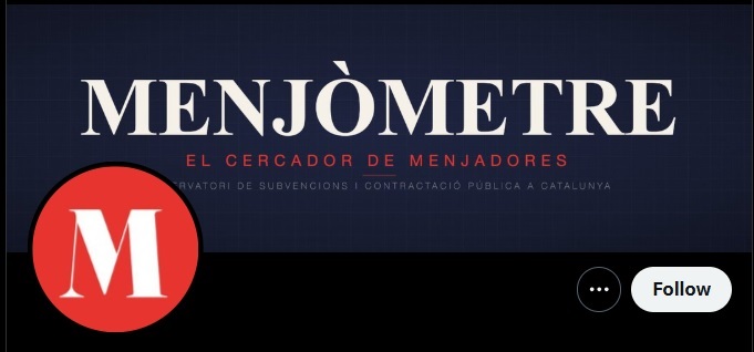 Logotip de Menjòmetre, cercador de menjadores a Catalunya