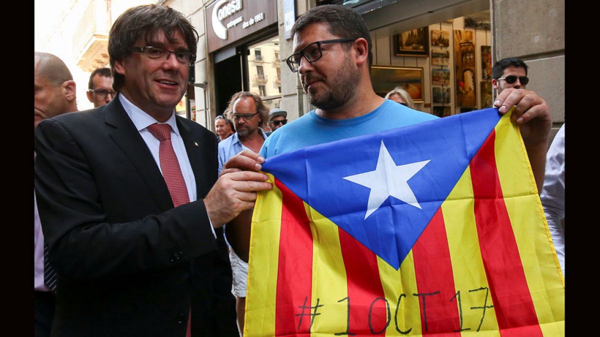 Puigdemont i estelada