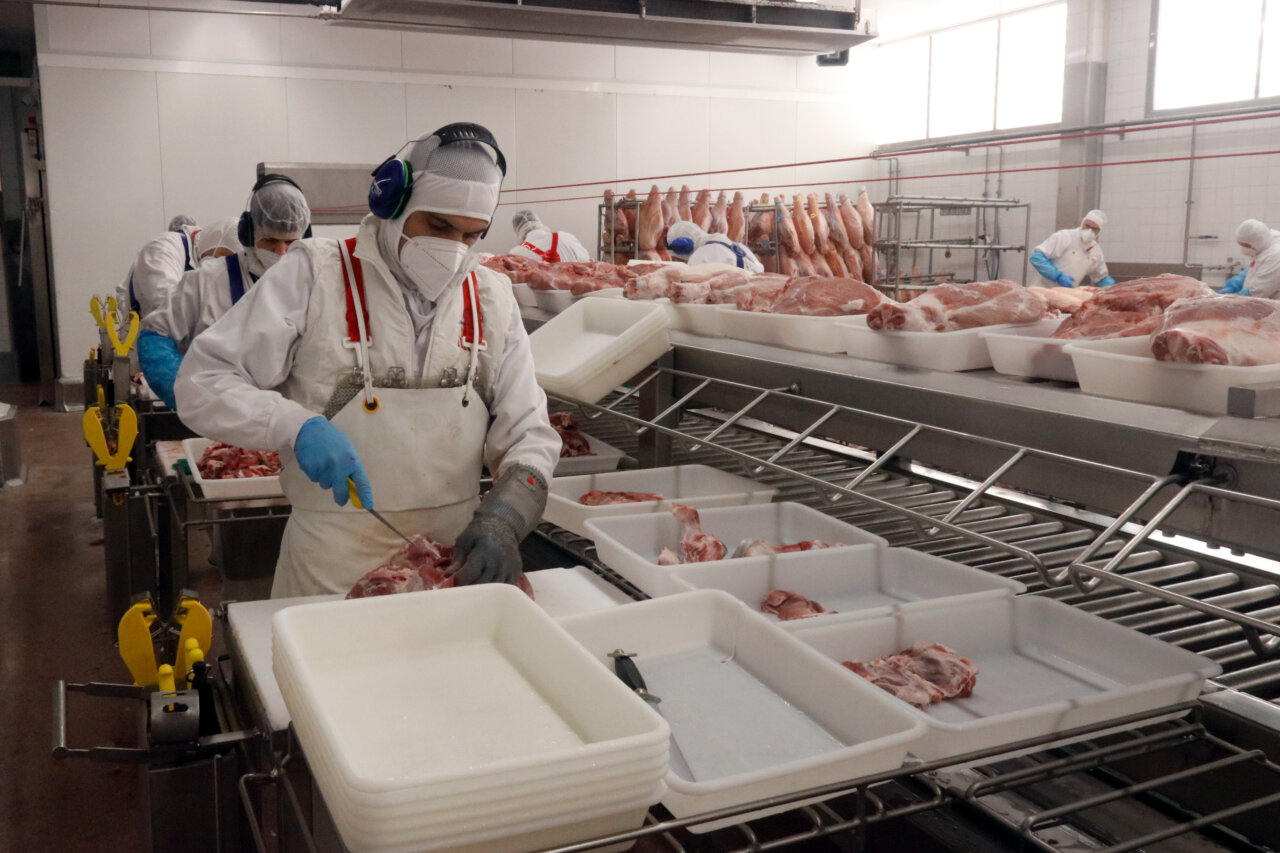 Sector carni de Girona (Xavier Pi - ACN)