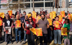 Presentació platafprma unitària sindicats “Viure ens costa la vida”