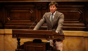 Alberto Tarradas al Parlament de Catalunya
