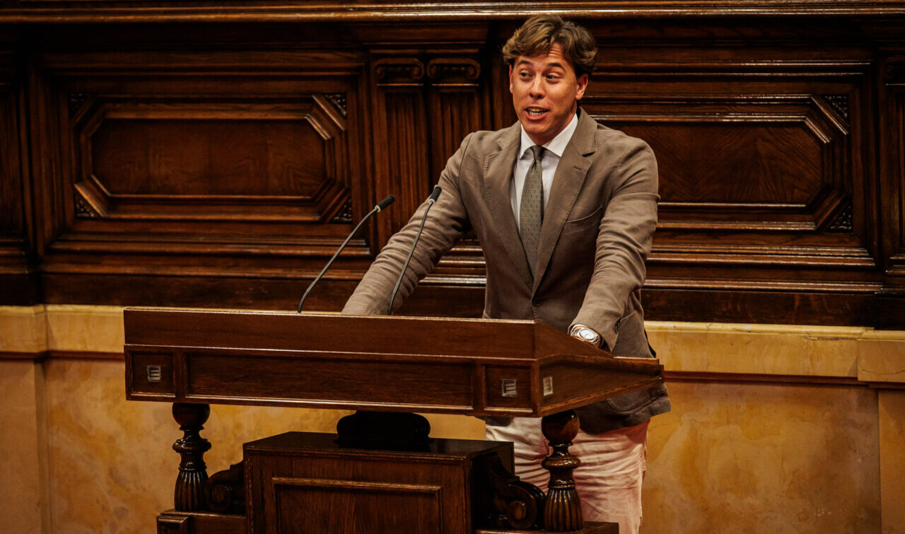 Alberto Tarradas al Parlament de Catalunya
