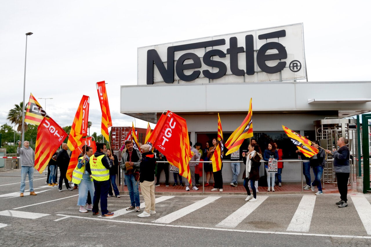 Treballadors de Nestlé (Gerard Vilà, Arnau Martínez - ACN)