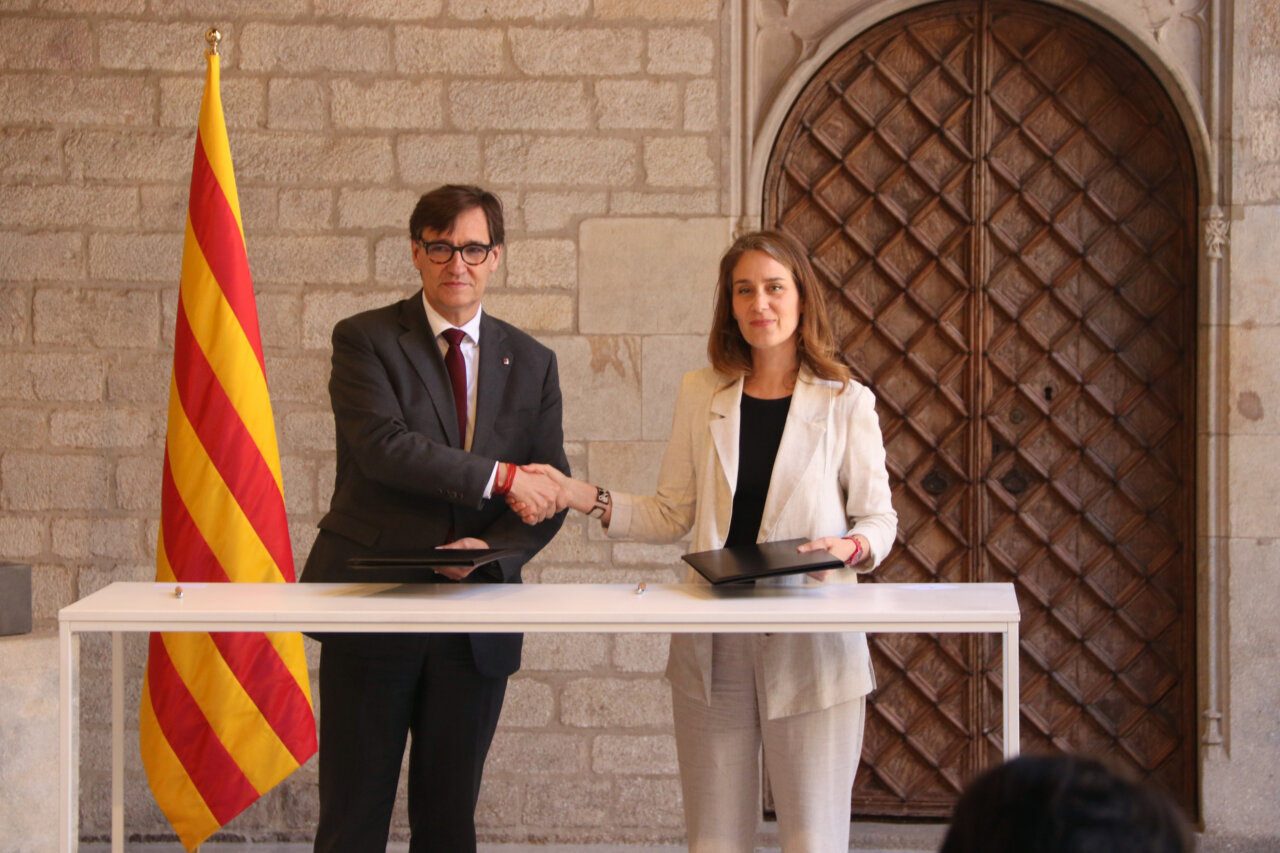 Salvador Illa i Jéssica Albiach (ACN)