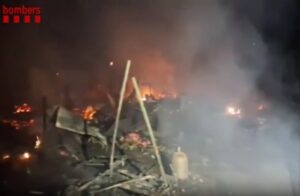 Incendi a Vilassar de Dalt (Bombers de la Generalitat)