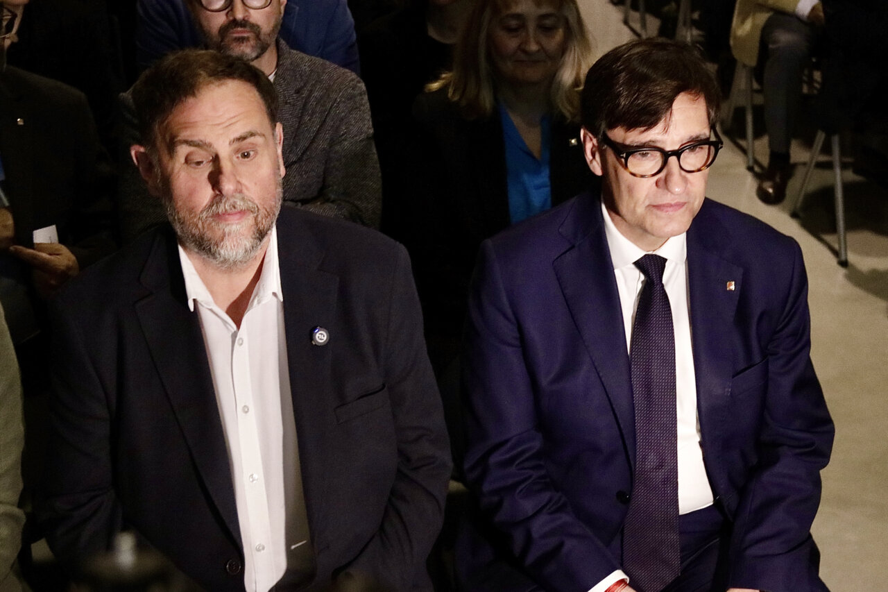 Oriol Junqueras i Salvador Illa. (ACN)