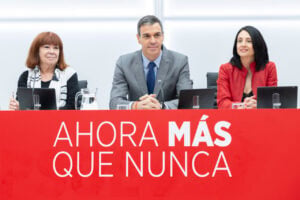 El líder del PSOE i president del Govern d'Espanya, Pedro Sánchez, a l'executiva del partit per valorar els resultats a les eleccions andaluses (PSOE)