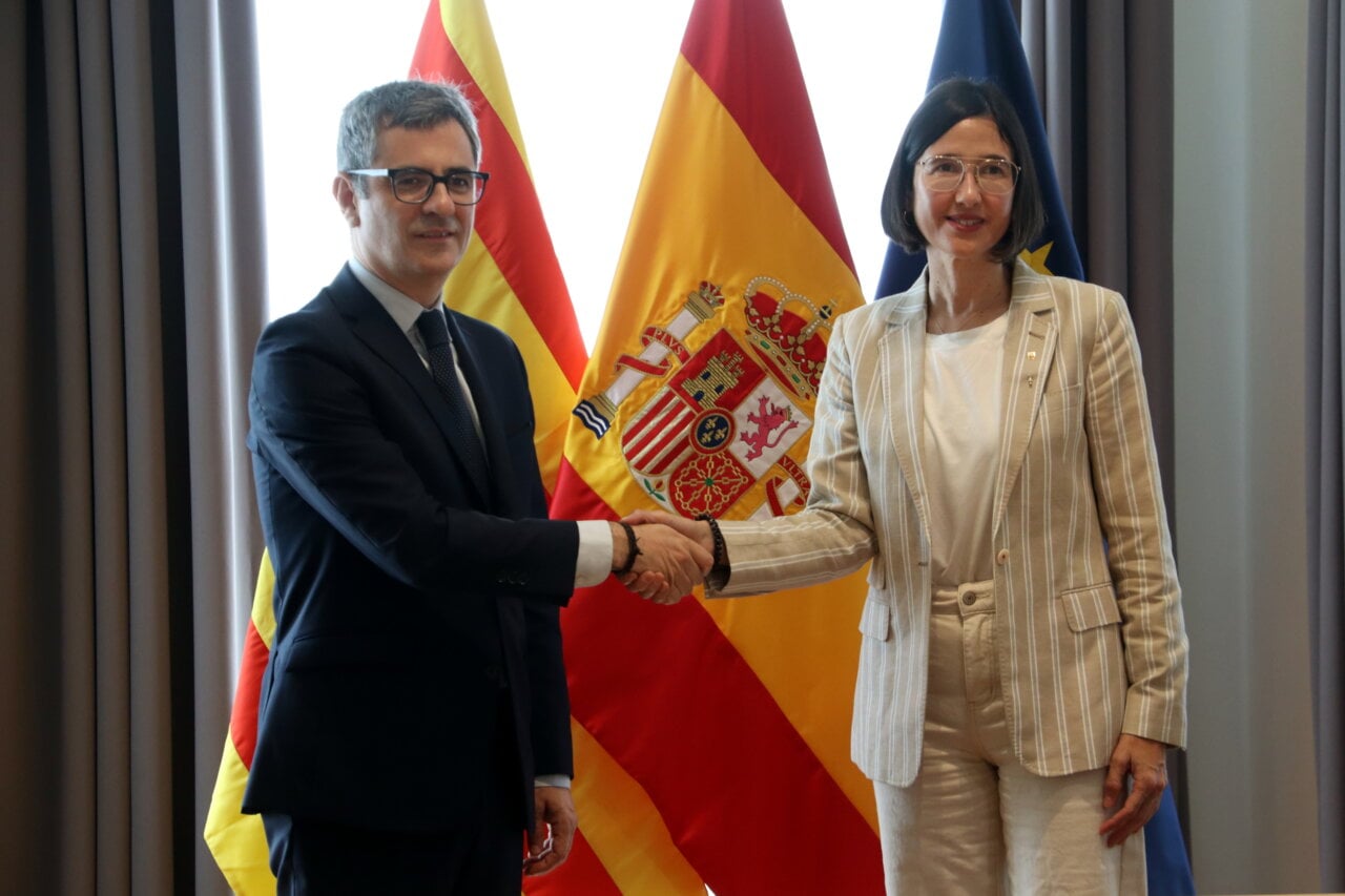 Félix Bolaños i Núria Parlon ((ACN)