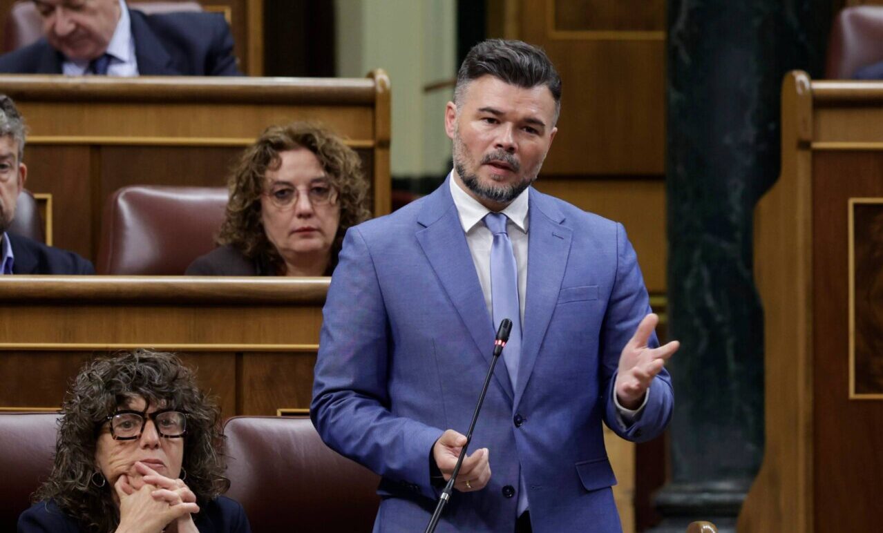 Gabriel Rufián parlant al Congrés dels Diputats (Congrés)